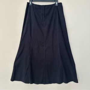 Women's 10 Long Black Skirt A-Line Modest Buttery Soft Whimsigoth Dark Fairy